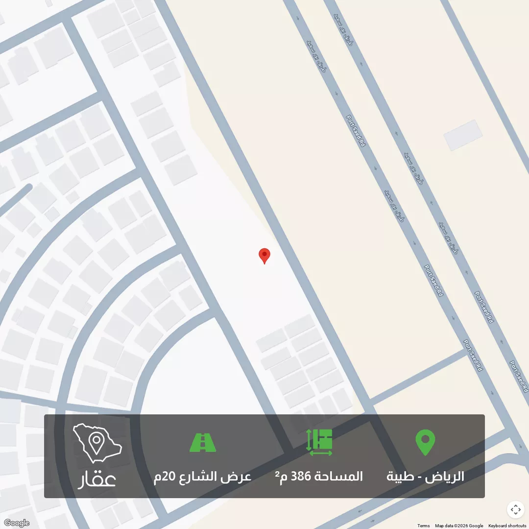 أرض للبيع في شارع الخيال, حي طيبة, مدينة الرياض, منطقة الرياض 1 صورة