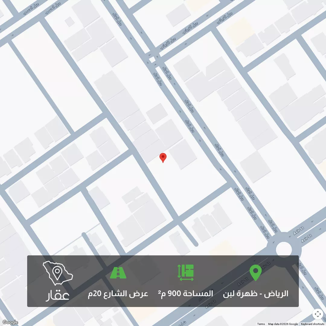 أرض للبيع في شارع رقم 339 ، حي ظهرة لبن ، الرياض ، منطقة الرياض 1 صورة