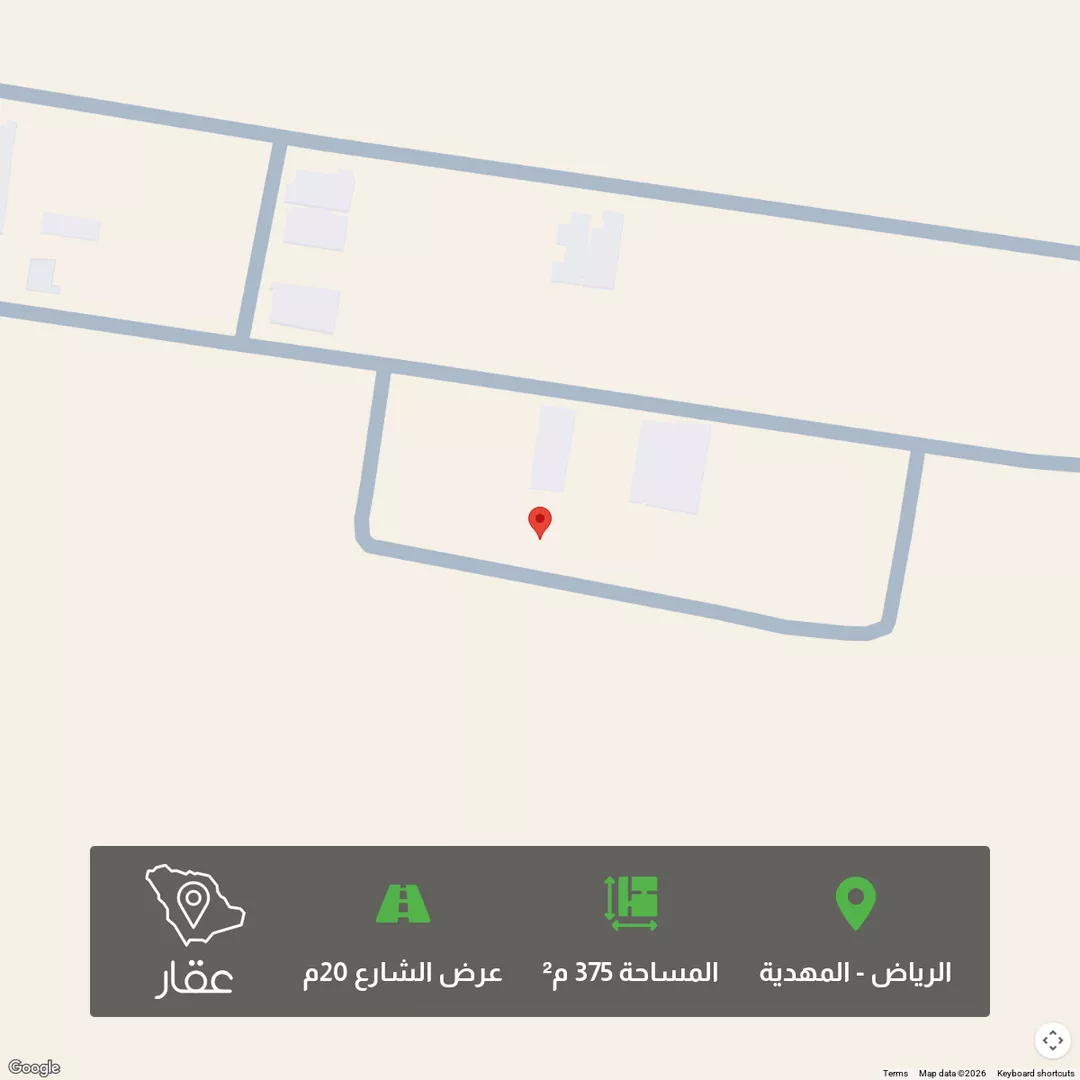 أرض للبيع في حي المهدية, مدينة الرياض, منطقة الرياض 1 صورة