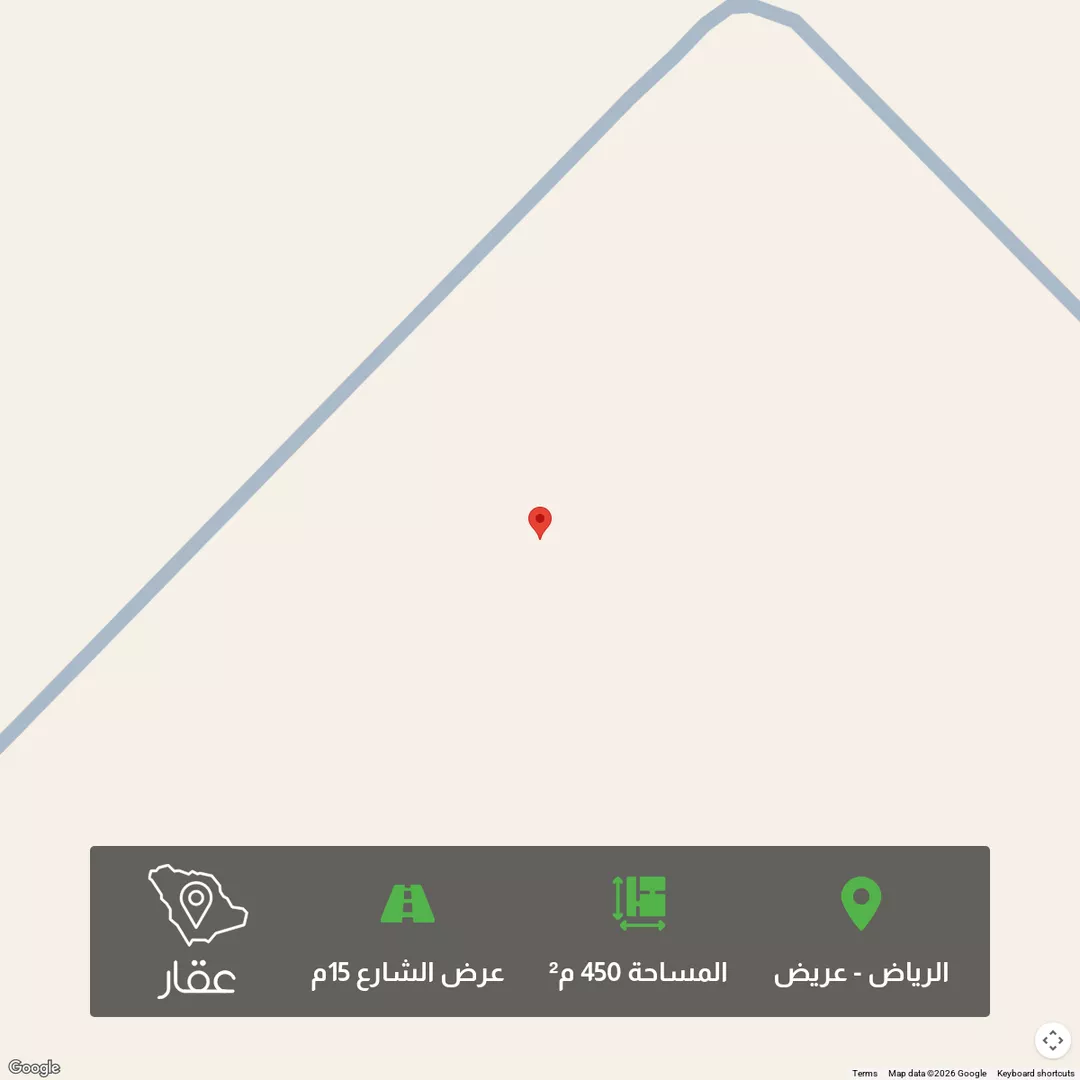 أرض للبيع في حي عريض, مدينة الرياض, منطقة الرياض 1 صورة