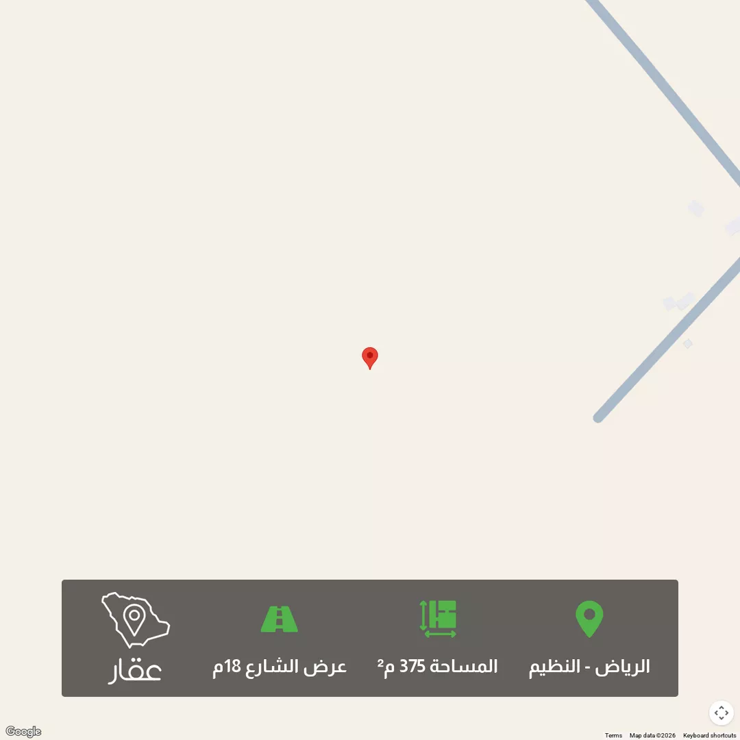 أرض للبيع في شارع 25838084, حي النظيم, مدينة الرياض, منطقة الرياض 1 صورة