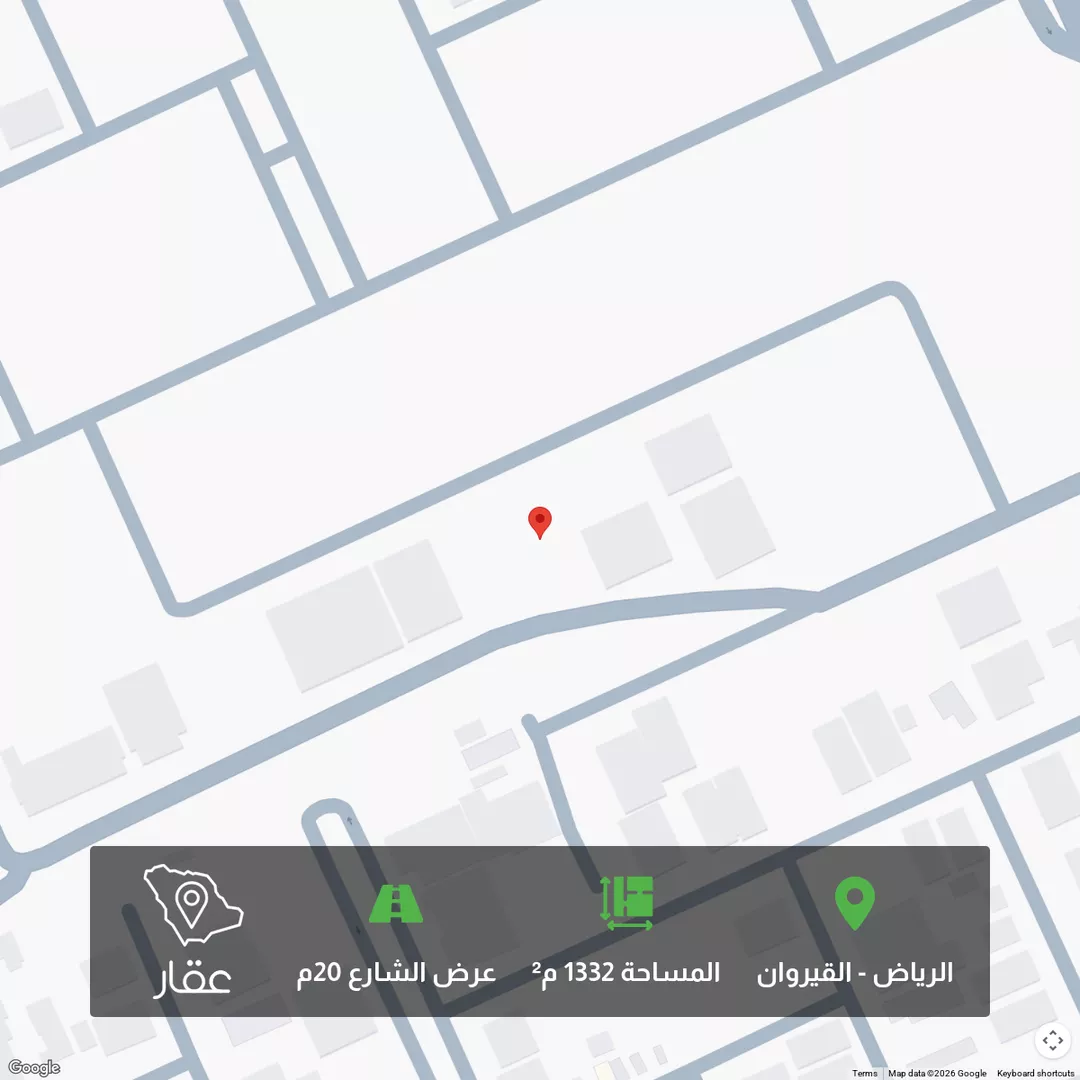 أرض للبيع في شارع ابراهيم بن الاحمدي, حي القيروان, مدينة الرياض, منطقة الرياض 1 صورة