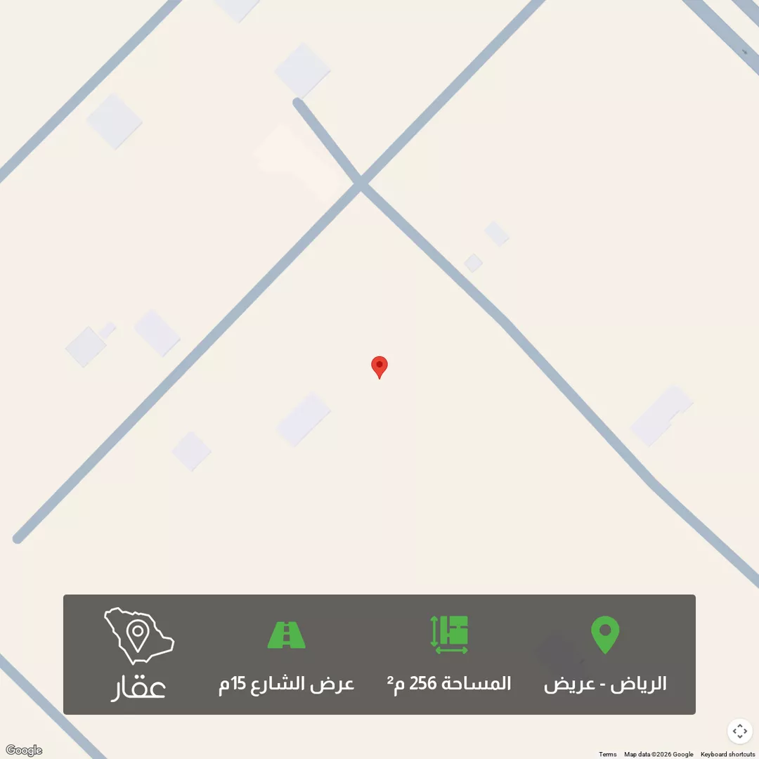 أرض للبيع في حي عريض, مدينة الرياض, منطقة الرياض 1 صورة