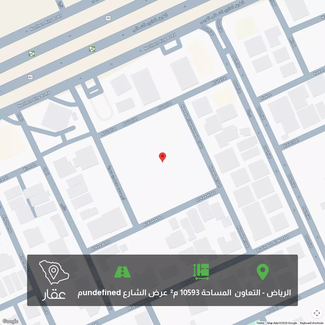 أرض للبيع في شارع الدائري الشمالي, حي التعاون, مدينة الرياض, منطقة الرياض 1 صورة