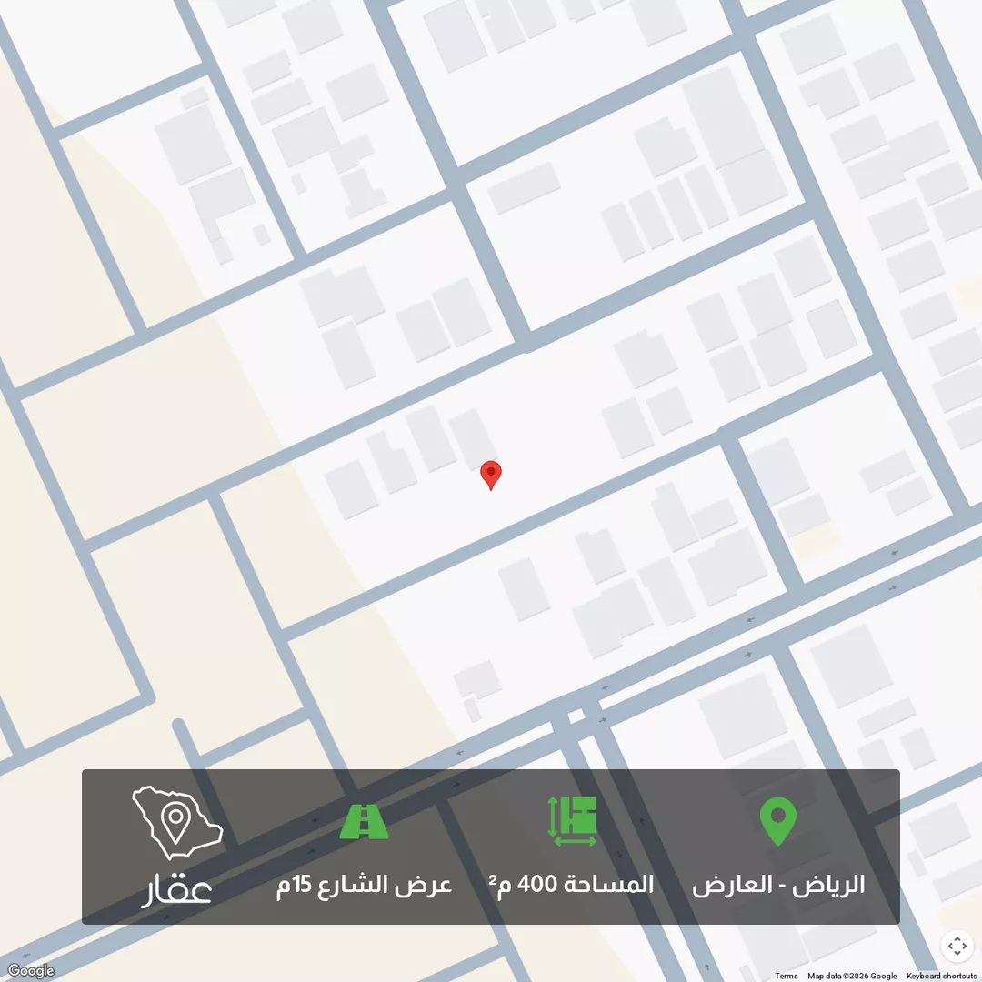 أرض للبيع في شارع ابن البرني, حي العارض, مدينة الرياض, منطقة الرياض 1 صورة