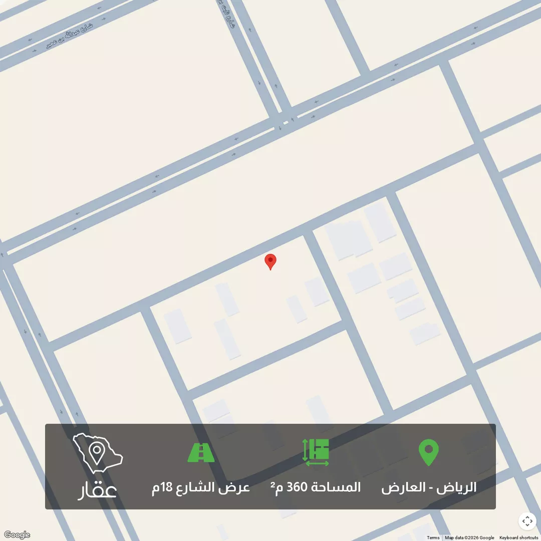 أرض للبيع في شارع سلمة بن عبدالملك ، حي العارض ، الرياض ، منطقة الرياض 1 صورة