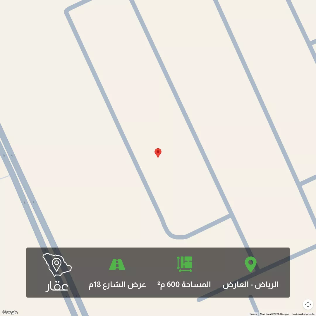 أرض للبيع في حي العارض, مدينة الرياض, منطقة الرياض 1 صورة