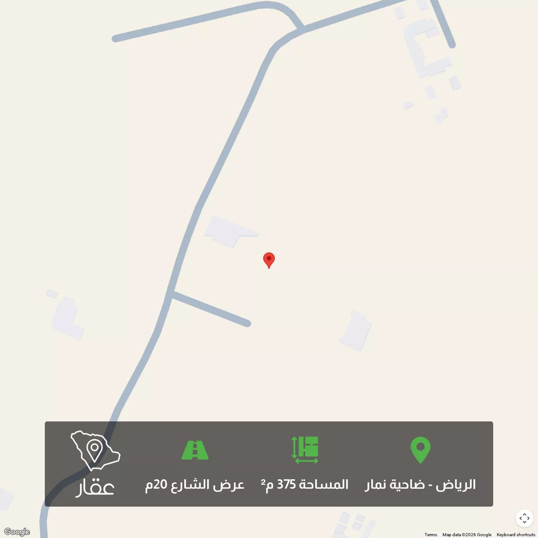 أرض للبيع في حي ضاحية نمار, مدينة الرياض, منطقة الرياض 1 صورة