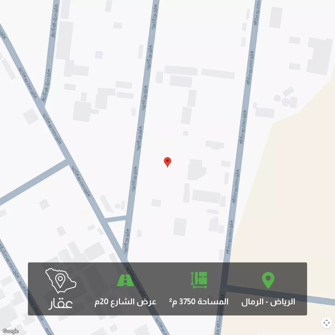 أرض للبيع في شارع ريع الضريبة, حي الرمال, مدينة الرياض, منطقة الرياض 1 صورة