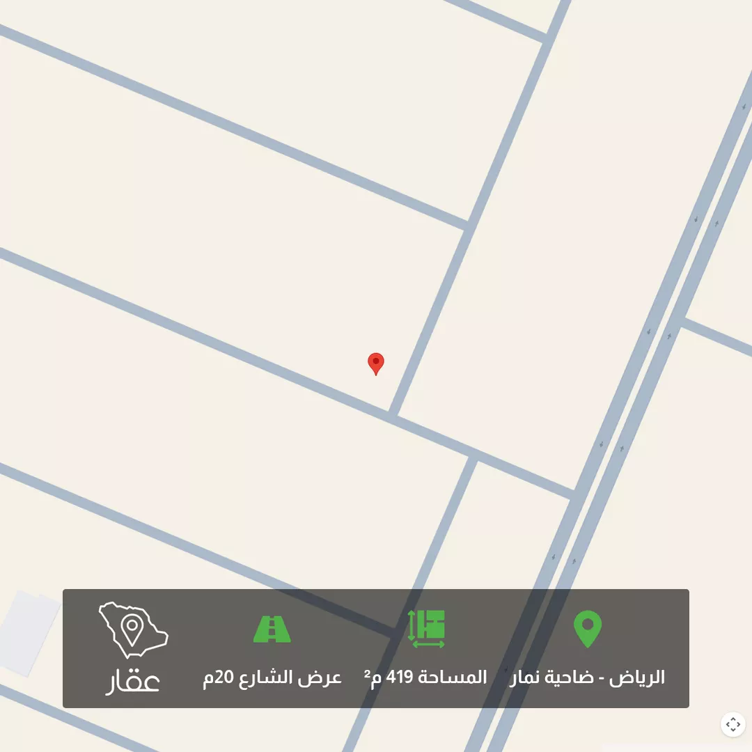 أرض للبيع في شارع جبل اجياد ، حي ضاحية نمار ، الرياض ، منطقة الرياض 1 صورة