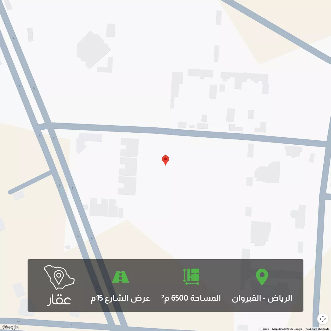 أرض للبيع في شارع الملك فيصل بن عبد العزيز, حي عقرباء, مدينة الجبيلة, منطقة الرياض 1 صورة