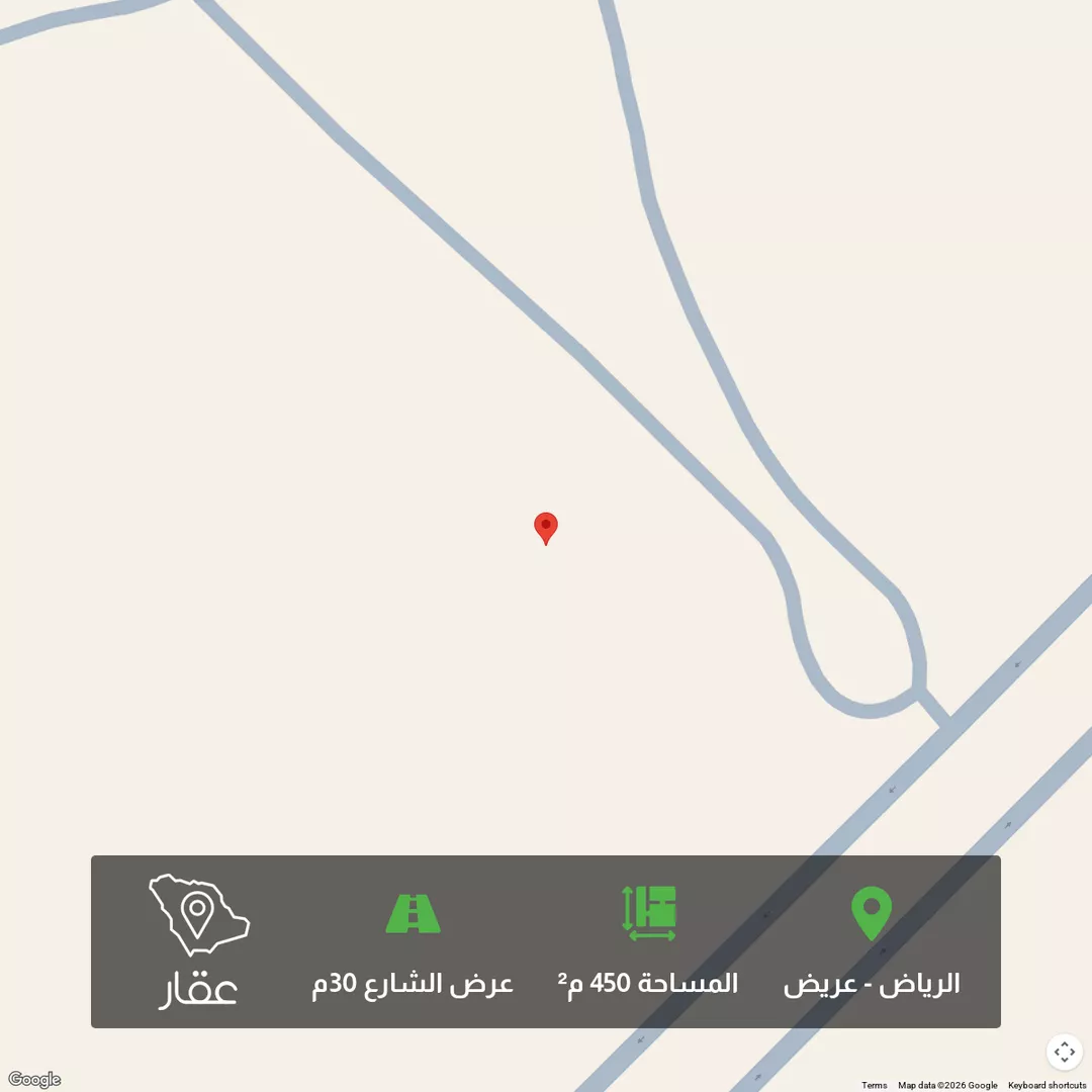 أرض للبيع في شارع لايوجد, حي عريض, مدينة الرياض, منطقة الرياض 1 صورة