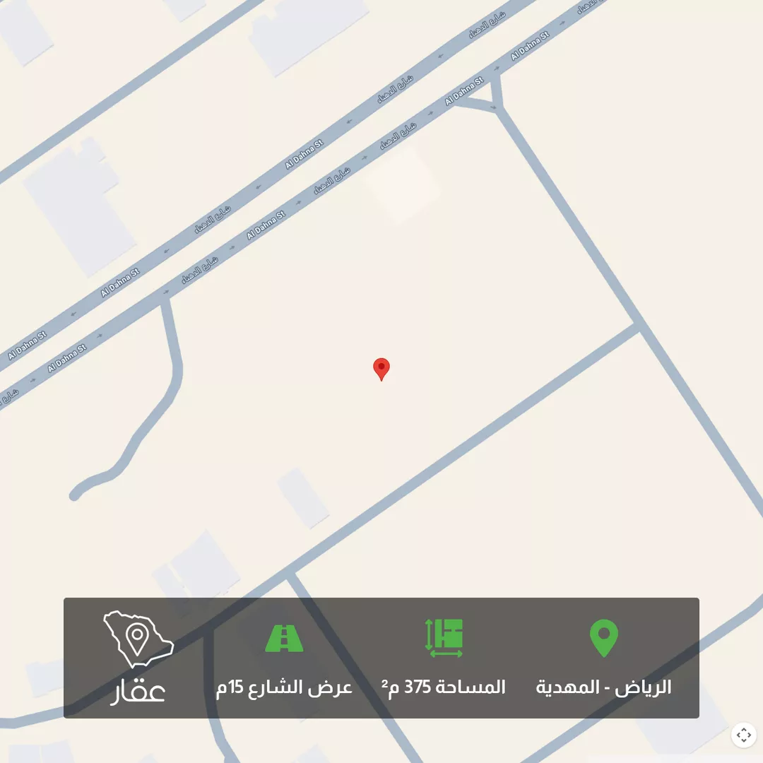 أرض للبيع في شارع علي المنوفي, حي المهدية, مدينة الرياض, منطقة الرياض 1 صورة