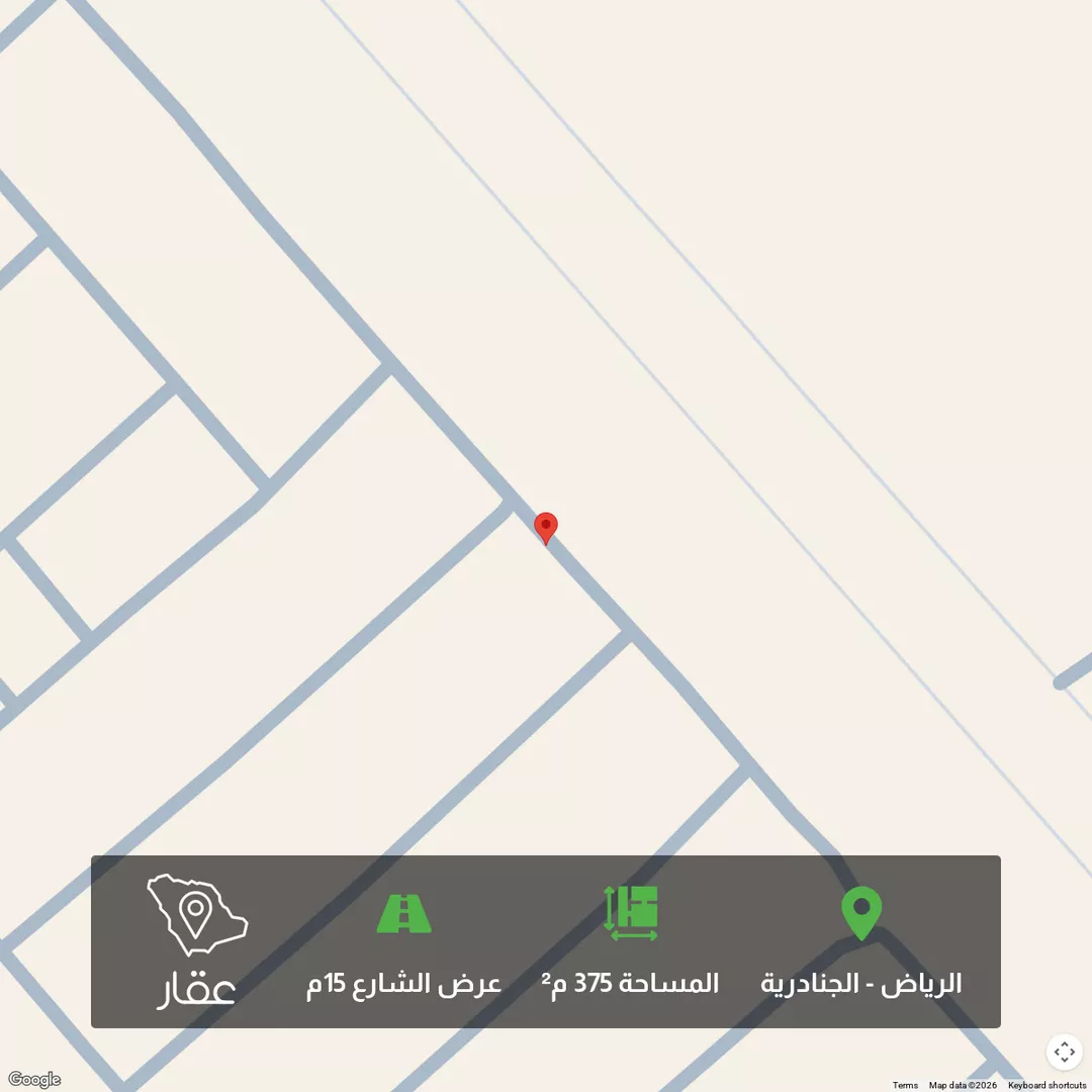 أرض للبيع في حي الجنادرية ، الرياض ، منطقة الرياض 1 صورة