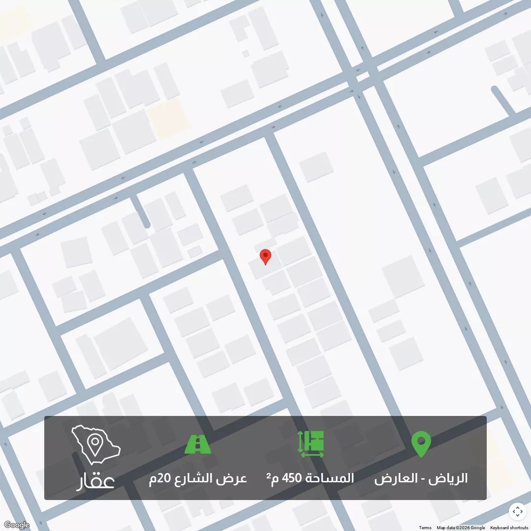 أرض للبيع في شارع أحمد بن محمد البصري, حي العارض, مدينة الرياض, منطقة الرياض 1 صورة