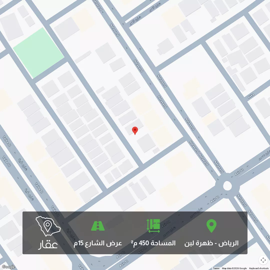 أرض للبيع في حي ظهرة لبن ، الرياض ، منطقة الرياض 1 صورة