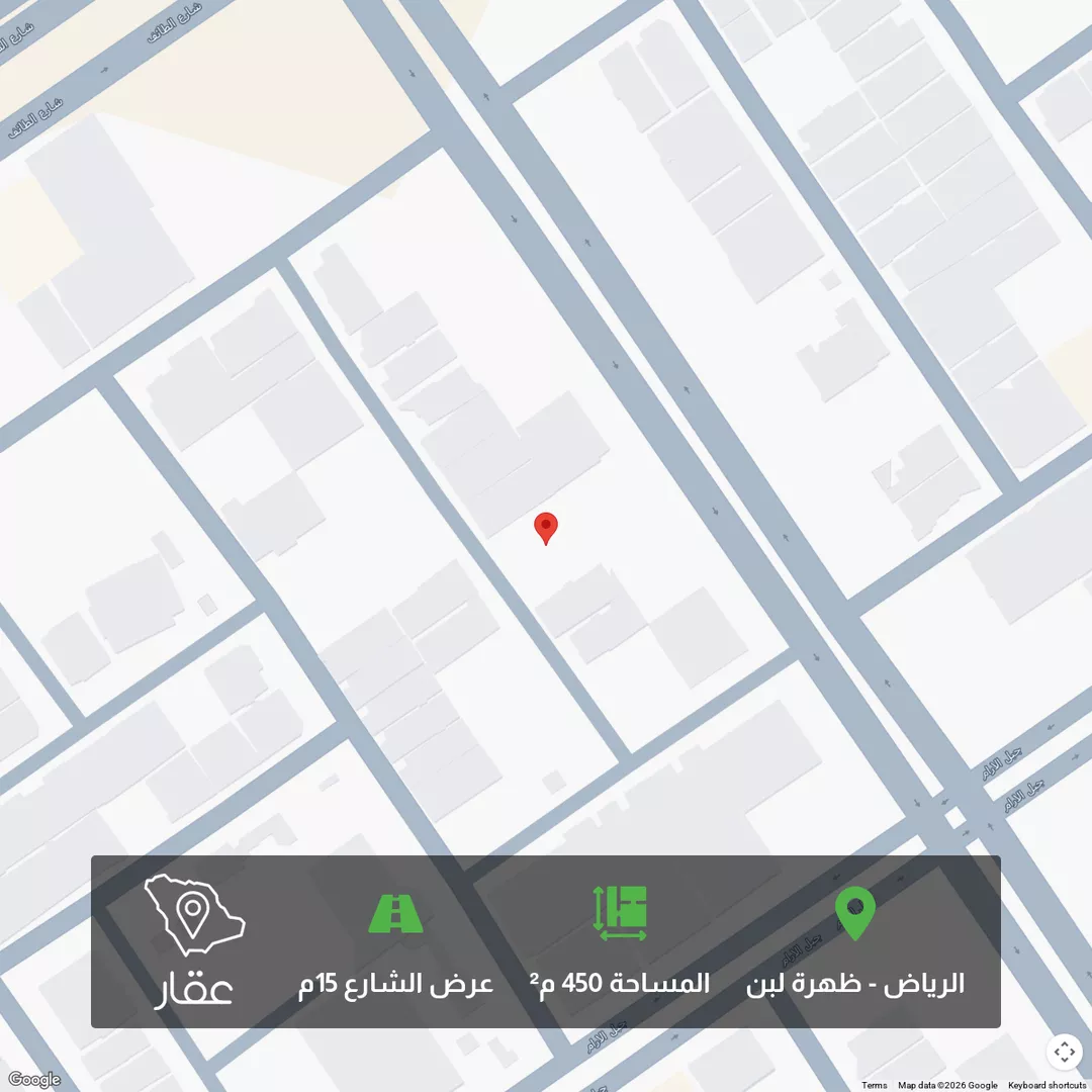 أرض للبيع في شارع رقم 231, حي ظهرة لبن, مدينة الرياض, منطقة الرياض 1 صورة