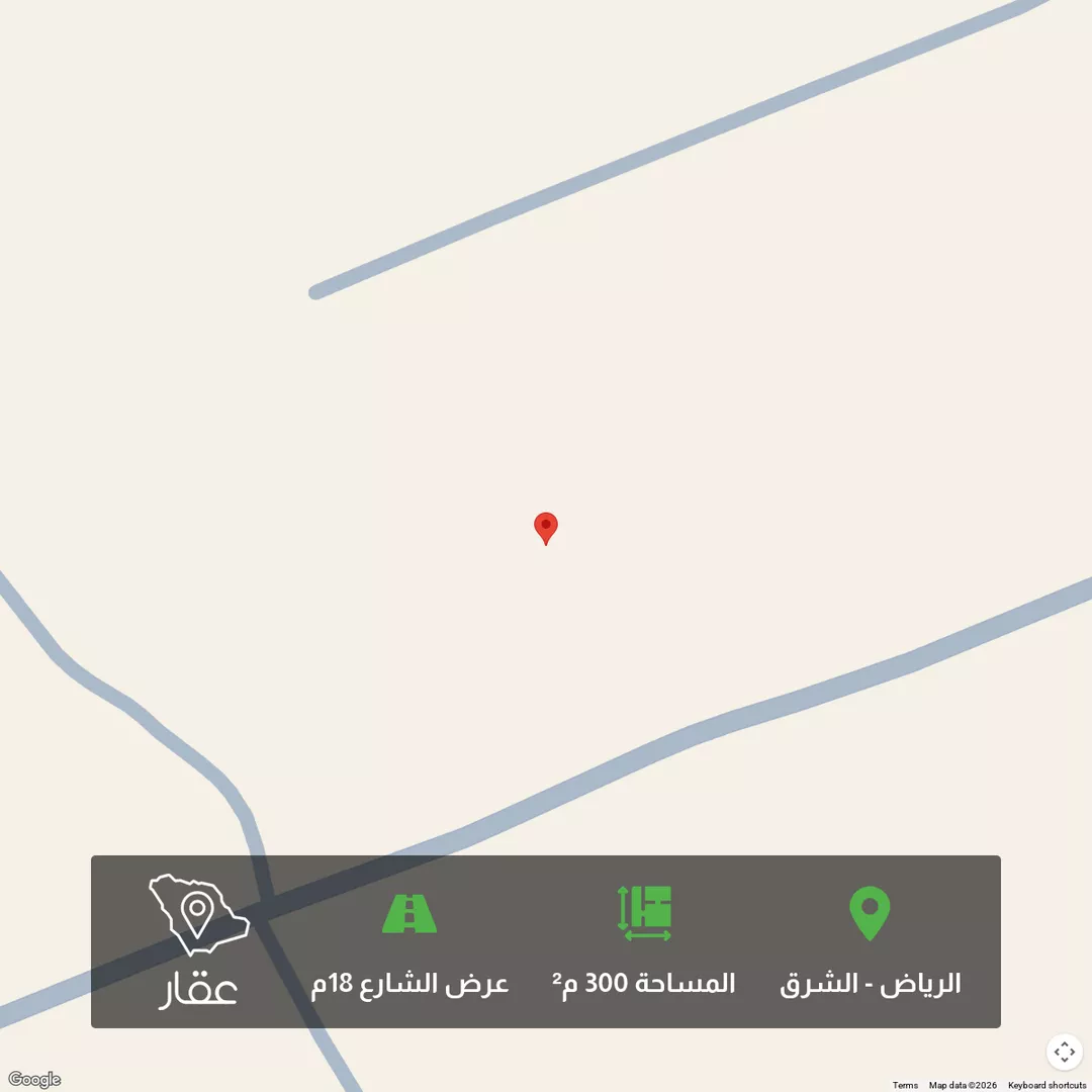 أرض للبيع في شارع الضوء ، حي الشرق ، الرياض ، منطقة الرياض 1 صورة