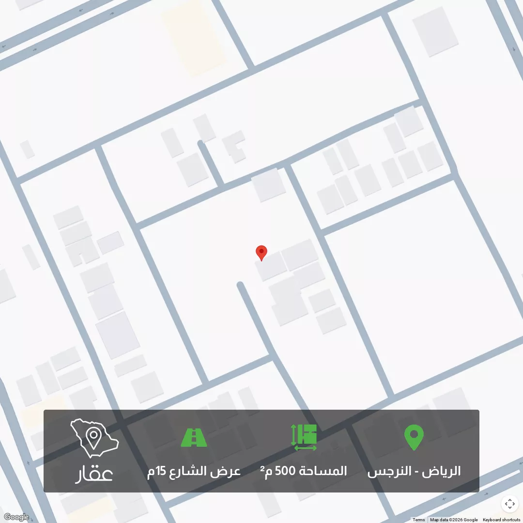 أرض للبيع في حي النرجس, مدينة الرياض, منطقة الرياض 1 صورة