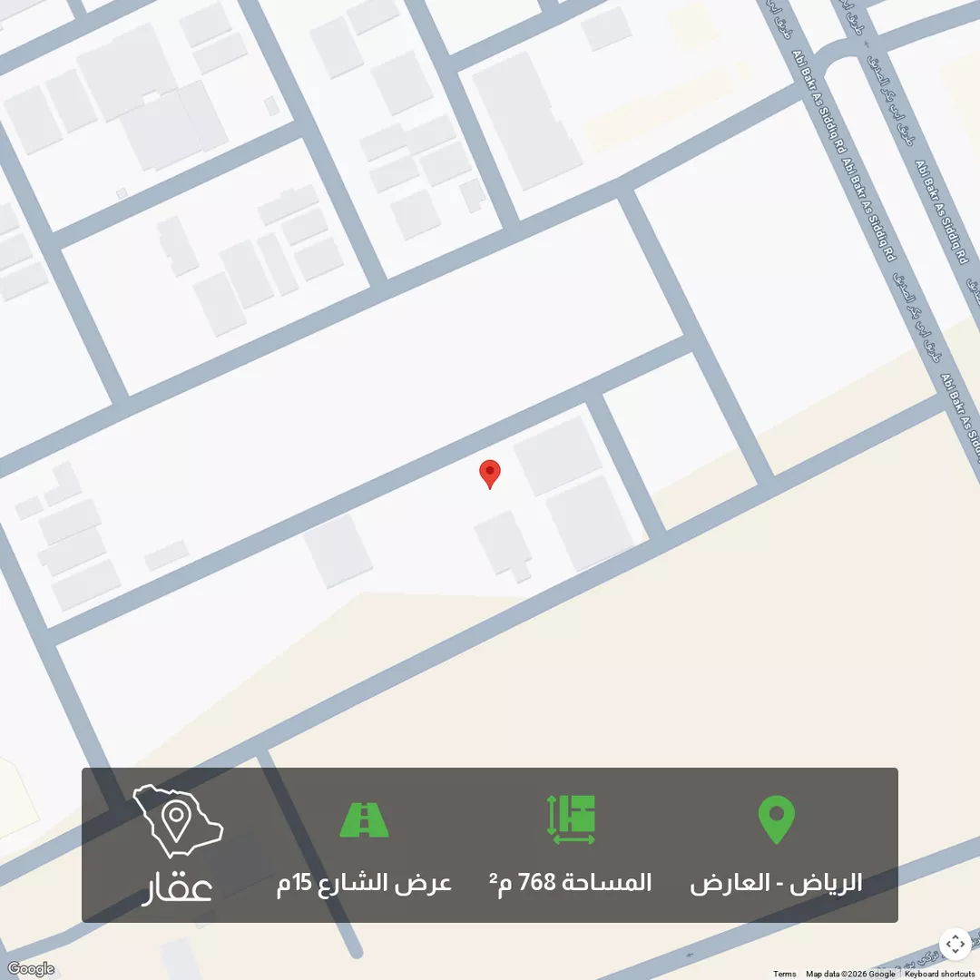 أرض للبيع في شارع أحمد بن مخلد, حي العارض, مدينة الرياض, منطقة الرياض 1 صورة