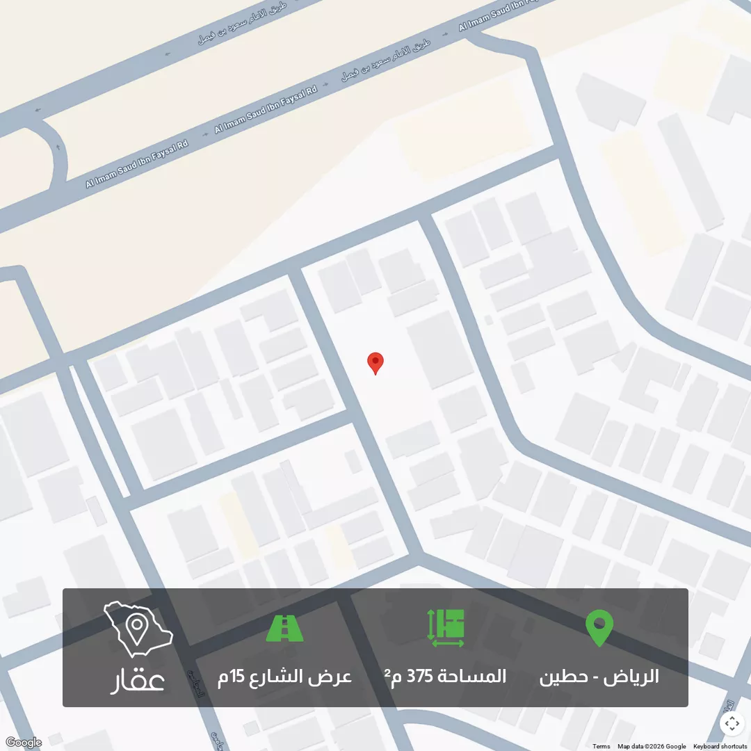 أرض للبيع في شارع الأحياء, حي حطين, مدينة الرياض, منطقة الرياض 1 صورة