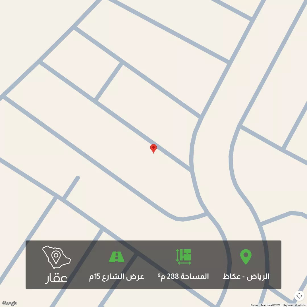 أرض للبيع في شارع محمد بن صاف, حي عكاظ, مدينة الرياض, منطقة الرياض 1 صورة