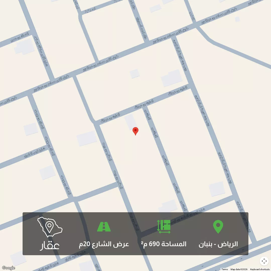 أرض للبيع في شارع النجاشي, حي ملهم, مدينة ملهم, منطقة الرياض 1 صورة