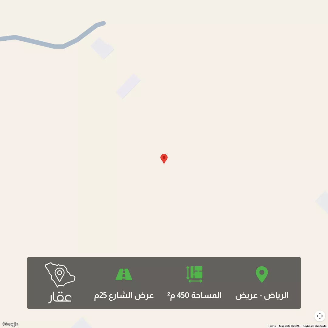 أرض للبيع في حي عريض, مدينة الرياض, منطقة الرياض 1 صورة