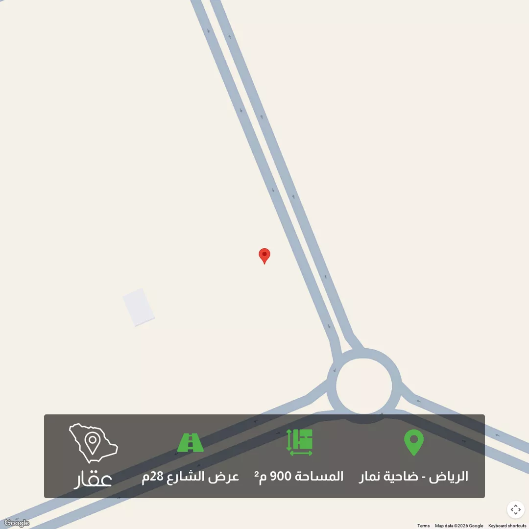 أرض للبيع في شارع وادي السادة, حي ضاحية نمار, مدينة الرياض, منطقة الرياض 1 صورة