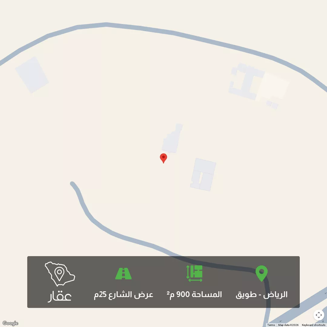 أرض للبيع في شارع 25195524, حي طويق, مدينة الرياض, منطقة الرياض 1 صورة
