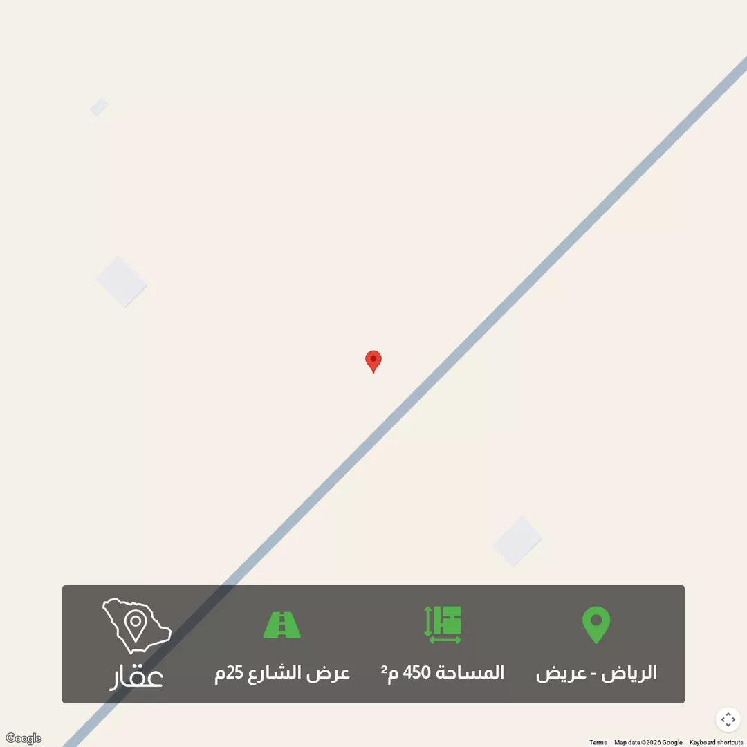 أرض للبيع في حي عريض, مدينة الرياض, منطقة الرياض 1 صورة