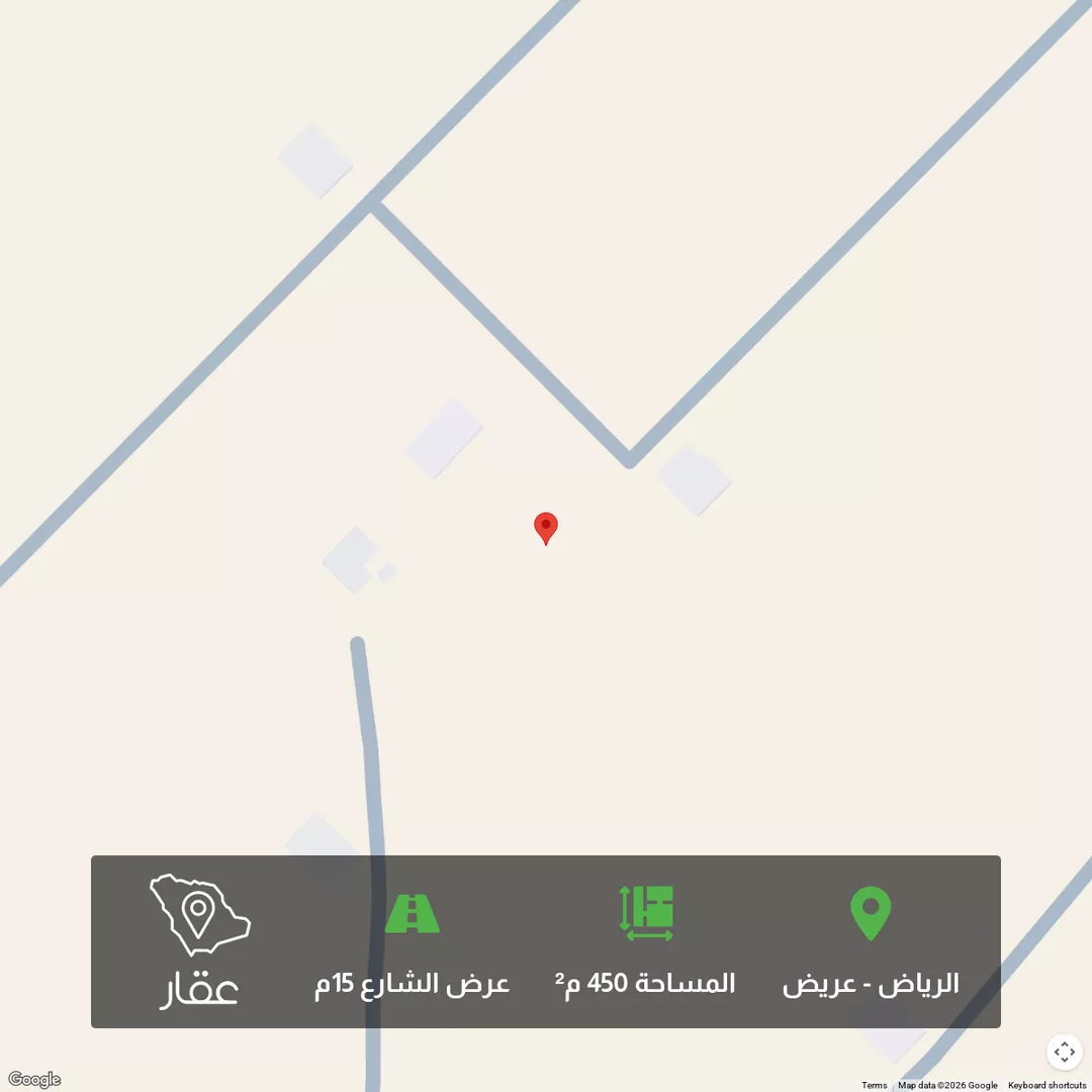 أرض للبيع في حي عريض, مدينة الرياض, منطقة الرياض 1 صورة