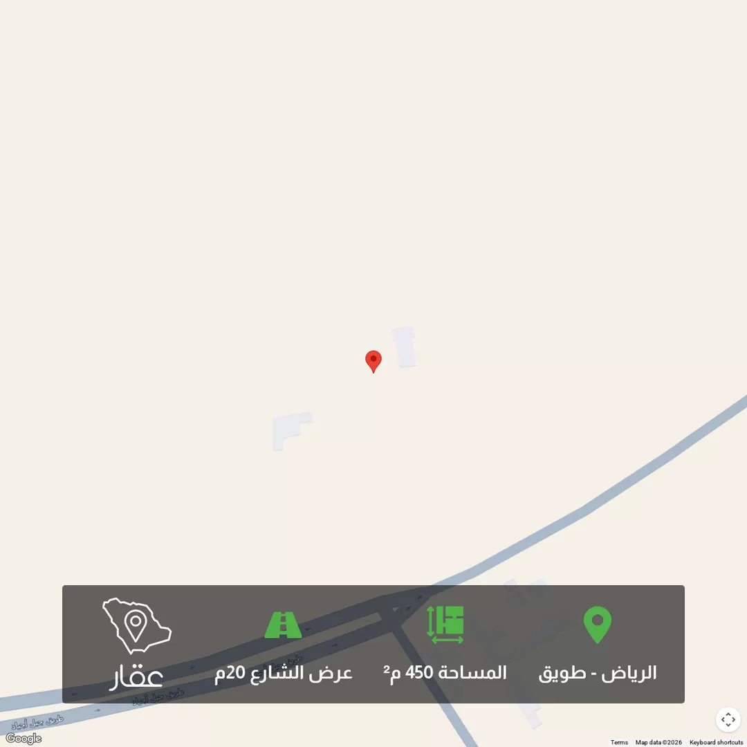 أرض للبيع في شارع رقم 274, حي طويق, مدينة الرياض, منطقة الرياض 1 صورة