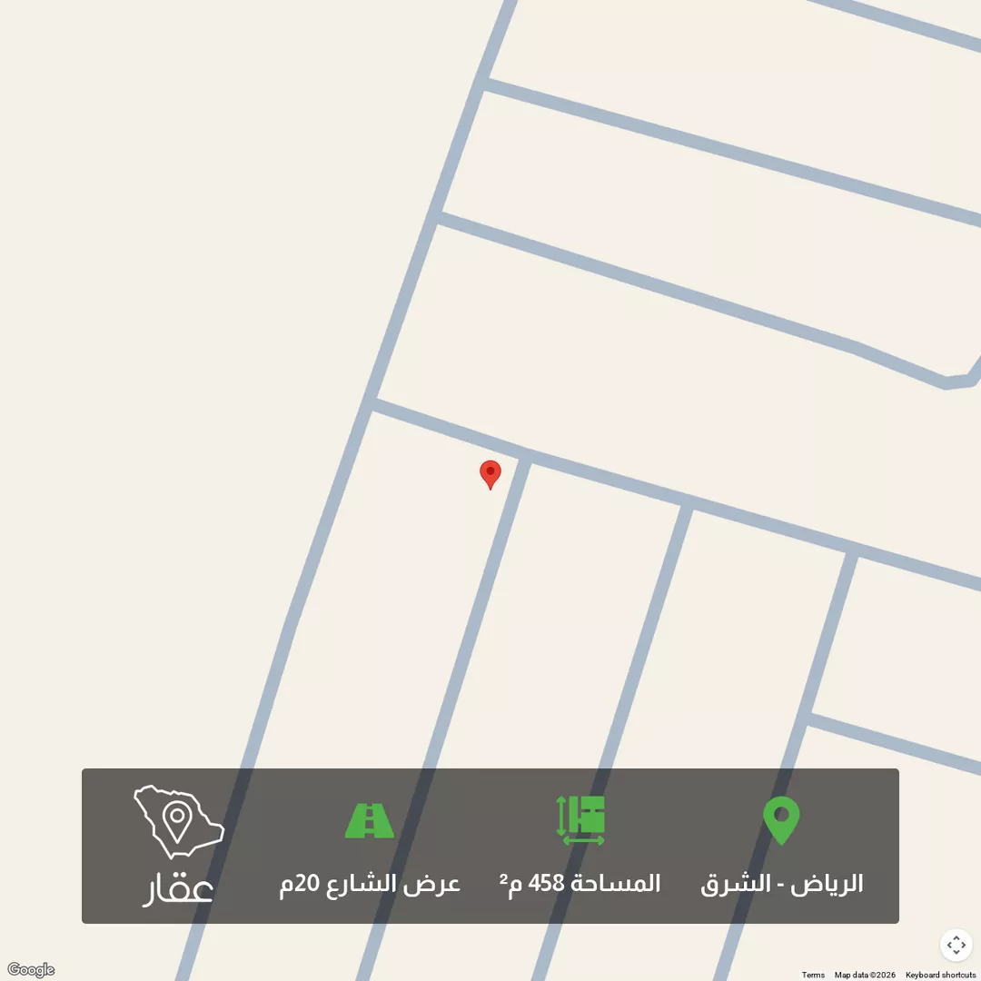 أرض للبيع في شارع ابن تقي الدين ، حي الشرق ، الرياض ، منطقة الرياض 1 صورة