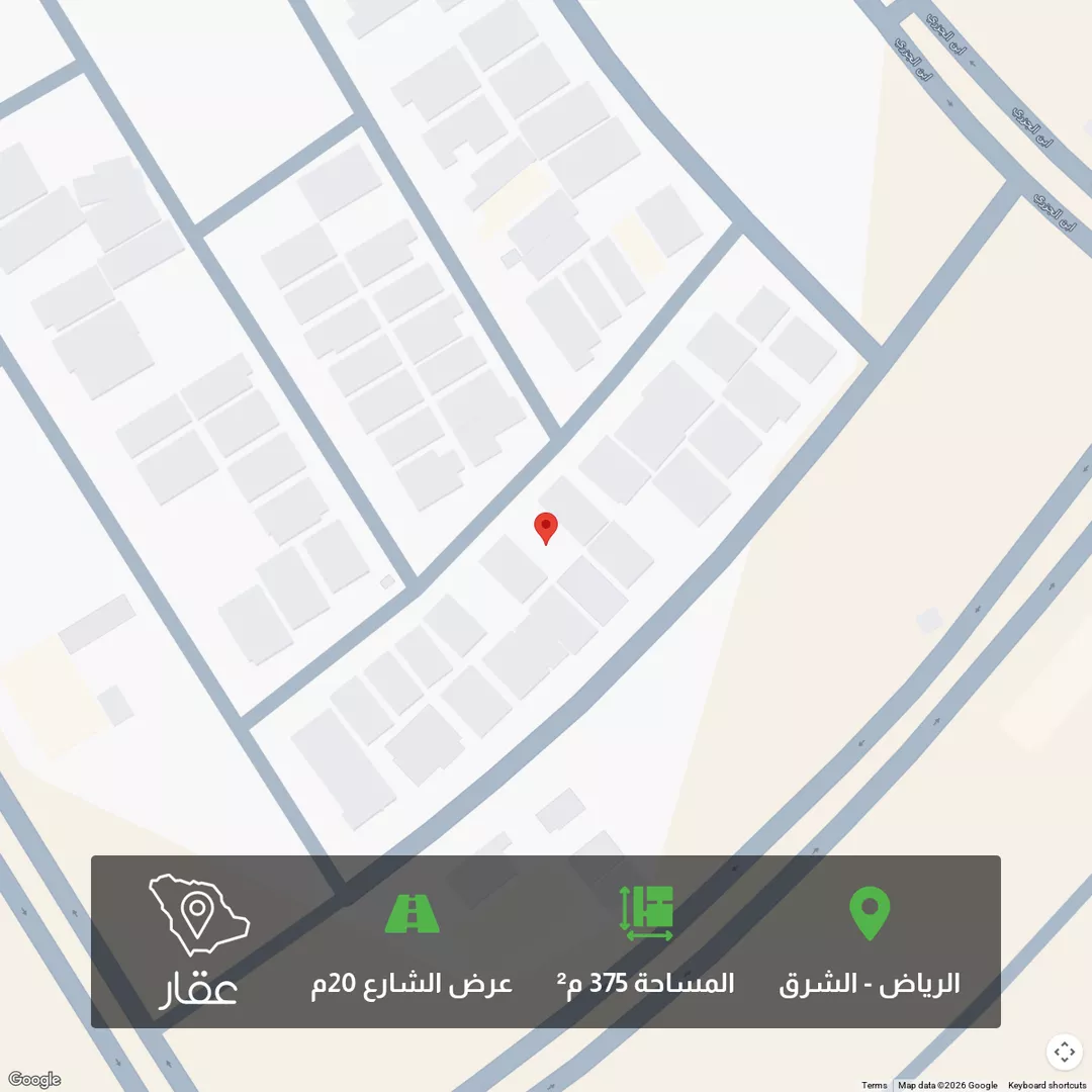 أرض للبيع في شارع أحمد بن محمد المرجاني, حي البيان, مدينة الرياض, منطقة الرياض 1 صورة