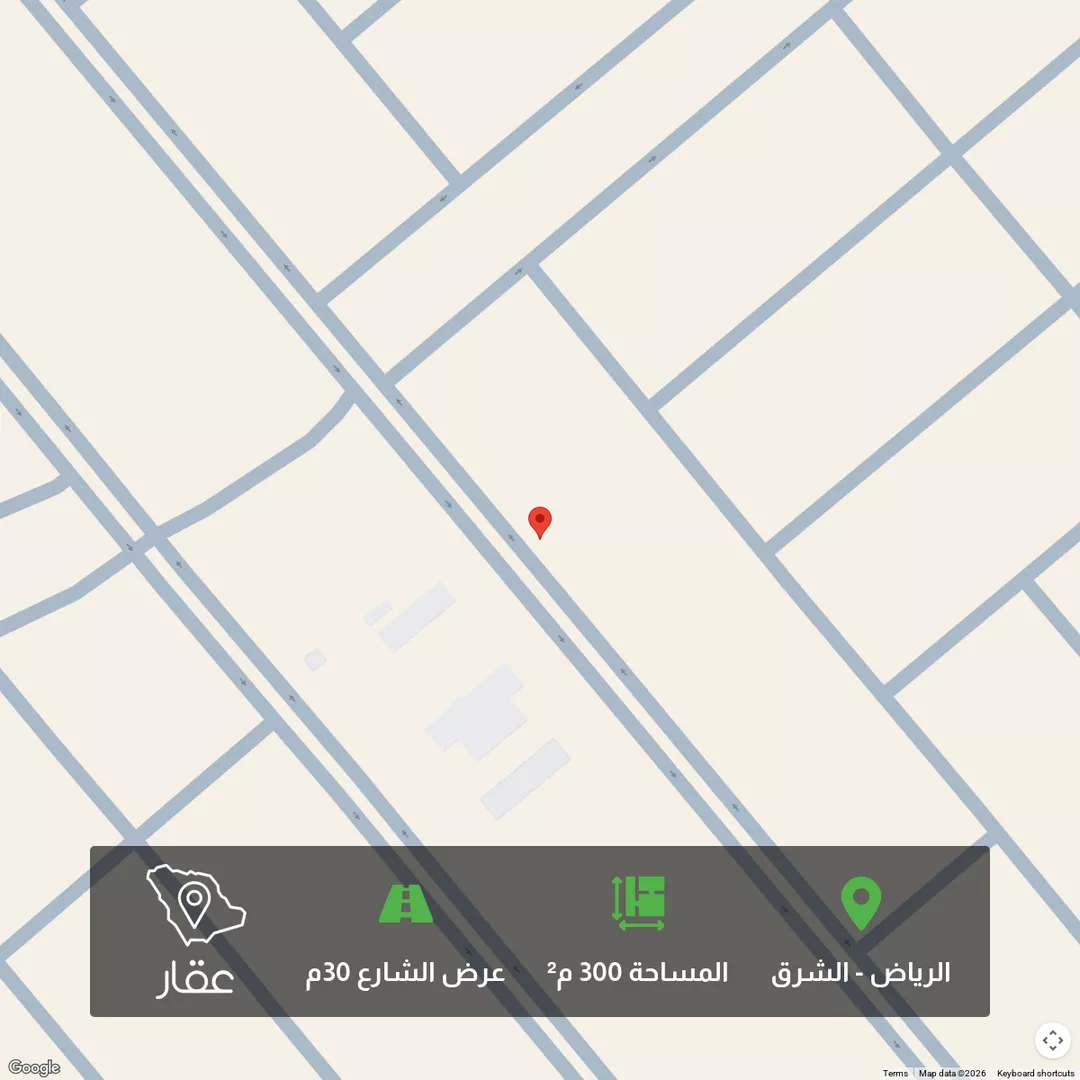 أرض للبيع في حي الشرق ، الرياض ، منطقة الرياض 1 صورة