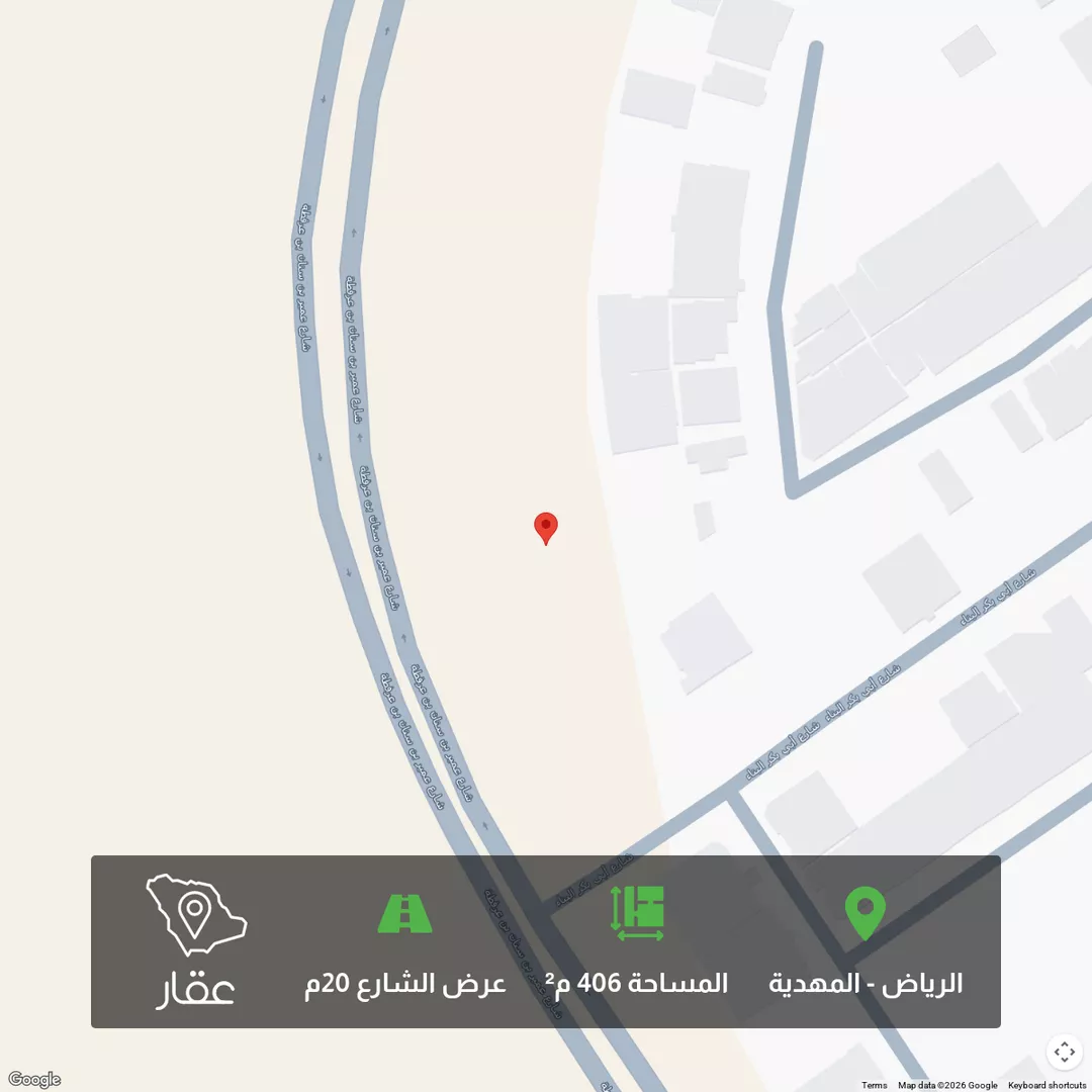 أرض للبيع في حي المهدية, مدينة الرياض, منطقة الرياض 1 صورة