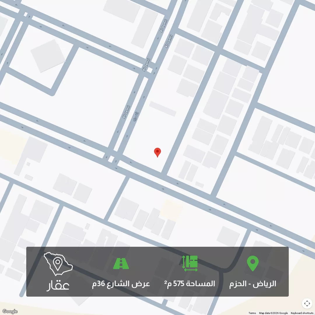 أرض للبيع في شارع الحكمة, حي الحزم, مدينة الرياض, منطقة الرياض 1 صورة