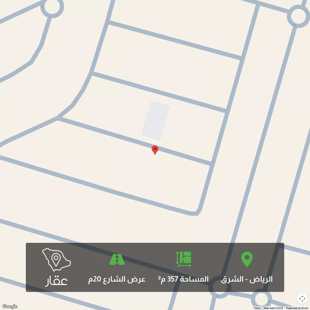 أرض للبيع في شارع ابن عبدالساتر ، حي المرجان ، الرياض ، منطقة الرياض 1 صورة