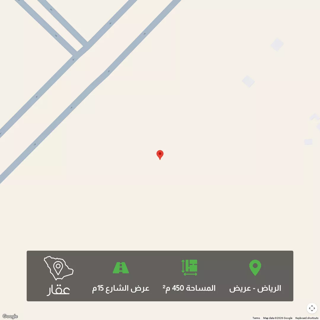 أرض للبيع في حي عريض, مدينة الرياض, منطقة الرياض 1 صورة