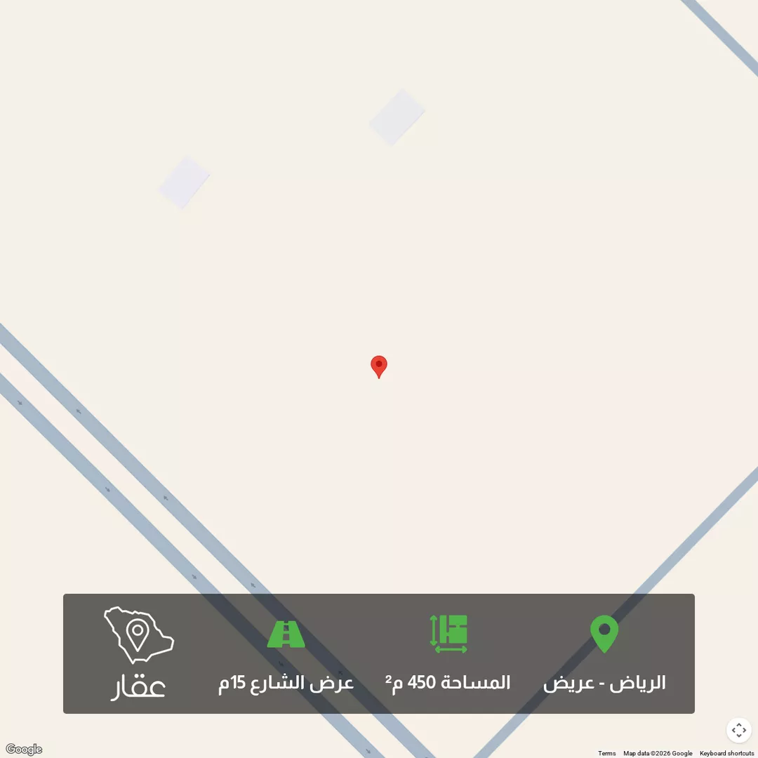 أرض للبيع في حي عريض, مدينة الرياض, منطقة الرياض 1 صورة