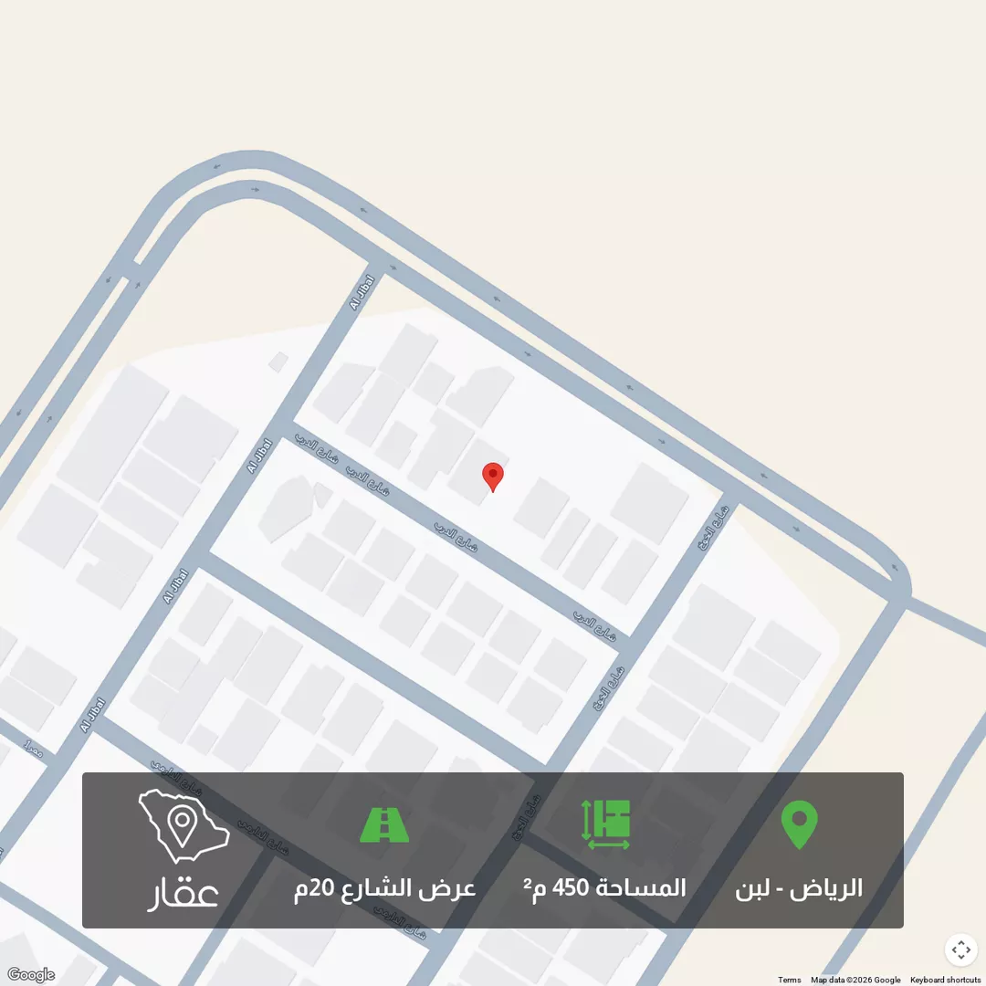 أرض للبيع في شارع الذهب ، حي هجرة لبن ، الرياض ، منطقة الرياض 1 صورة