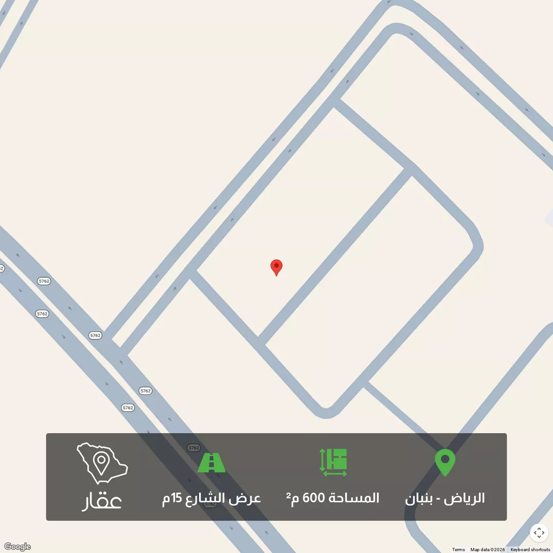 أرض للبيع في شارع الوادي 12, حي الوادي, مدينة الجبيلة, منطقة الرياض 1 صورة