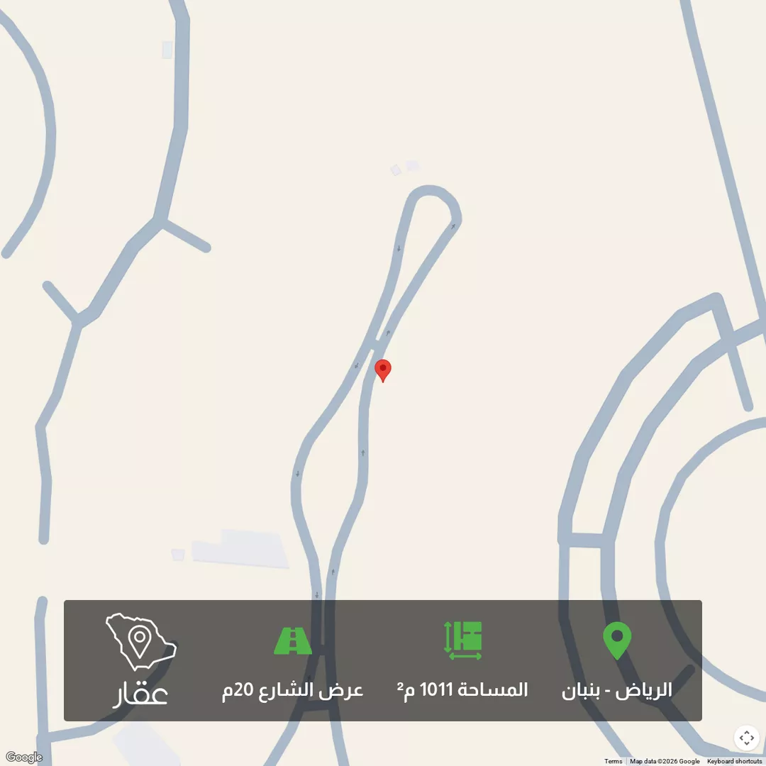 أرض للبيع في شارع جبل الرحى الفرعي ، حي بنبان ، الرياض ، منطقة الرياض 1 صورة