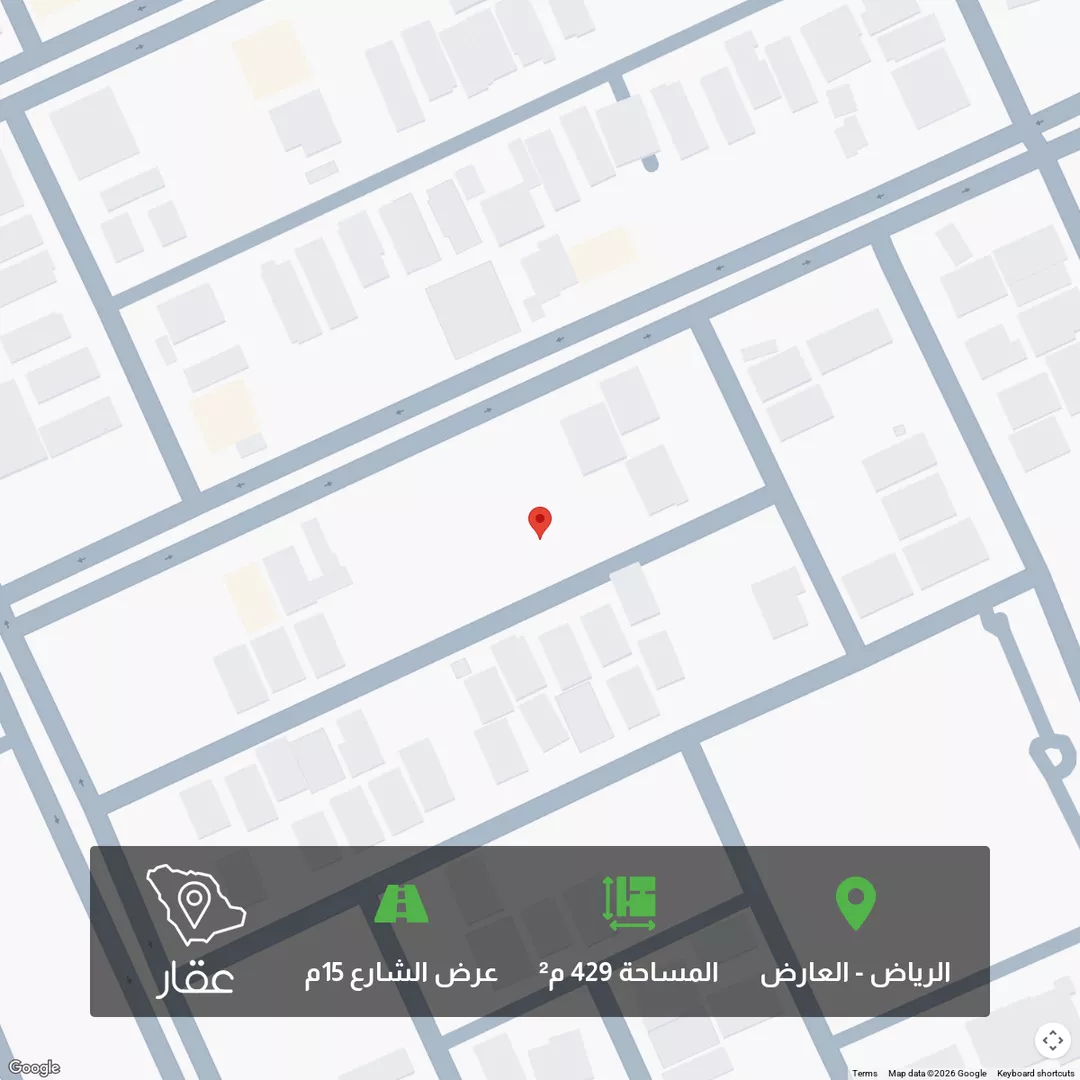 أرض للبيع في شارع سليمان بن عبيد آل سلمى ، حي القيروان ، الرياض ، منطقة الرياض 1 صورة