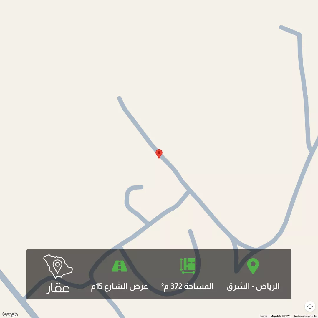 أرض للبيع في شارع أبي سعد التميمي ، حي الشرق ، الرياض ، منطقة الرياض 1 صورة