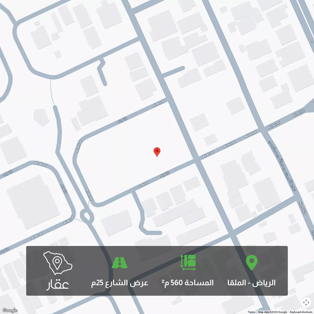 أرض للبيع في شارع الاطراف, حي الملقا, مدينة الرياض, منطقة الرياض 1 صورة