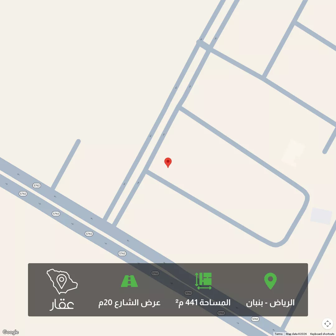 أرض للبيع في شارع الباحة, حي الوادي, مدينة الجبيلة, منطقة الرياض 1 صورة