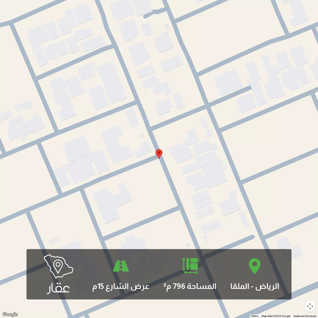 أرض للبيع في حي الملقا, مدينة الرياض, منطقة الرياض 1 صورة