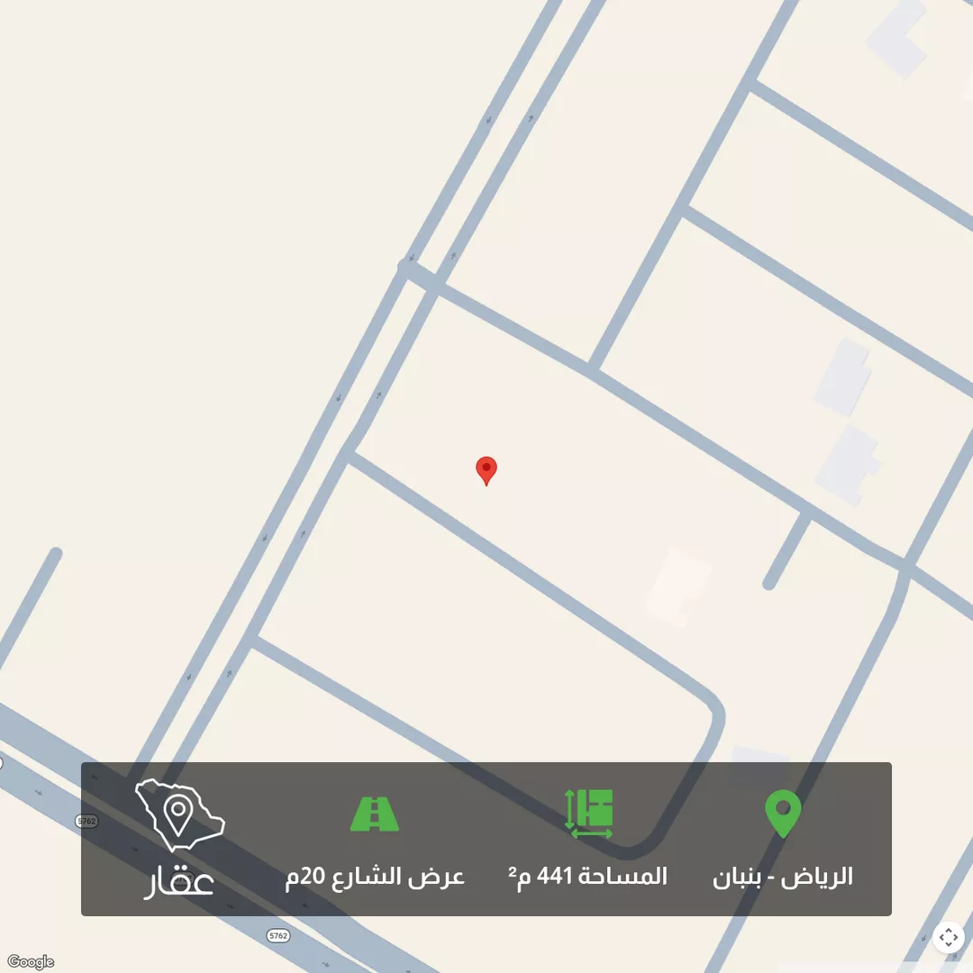 أرض للبيع في شارع الباحة, حي الوادي, مدينة الجبيلة, منطقة الرياض 1 صورة